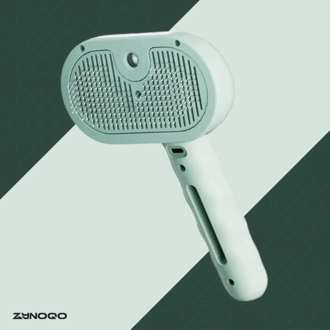 ZYNOQO Mist Comb – Brush + Spray for Cats & Dogs
