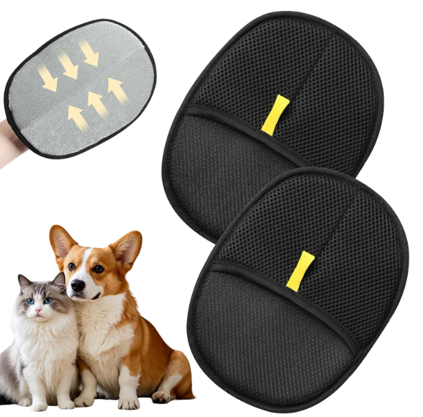 Mess-Free Grooming with ZYNOQO Pet Hair Remover Glove