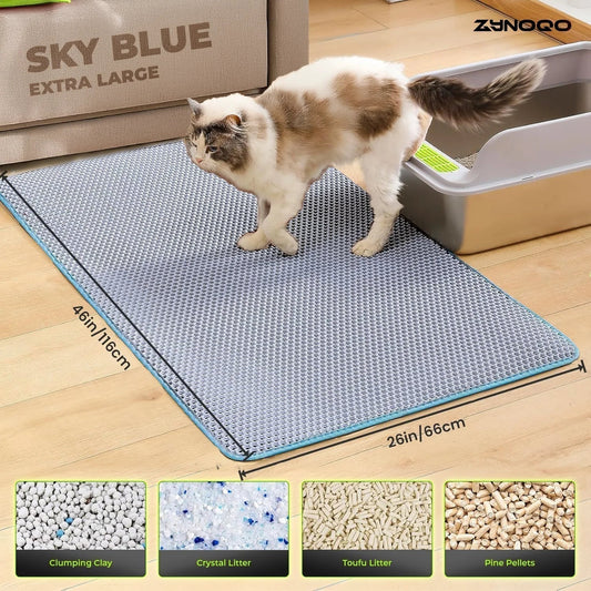 No More Mess: How the ZYNOQO® Cat Litter Mat Keeps Homes Clean