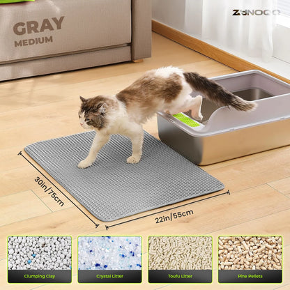 ZYNOQO Cat Litter Mat – Waterproof, Scratch-Friendly, Mess-Free