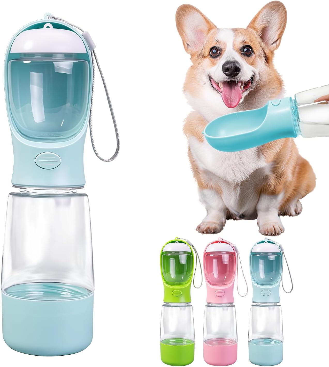 ZYNOQO Adventure Dog Water & Food Bottle