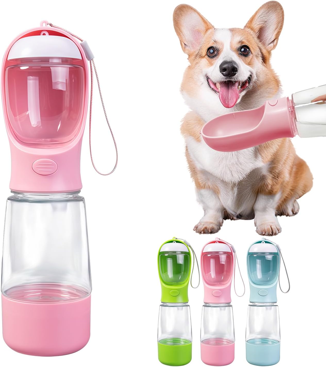 ZYNOQO Adventure Dog Water & Food Bottle