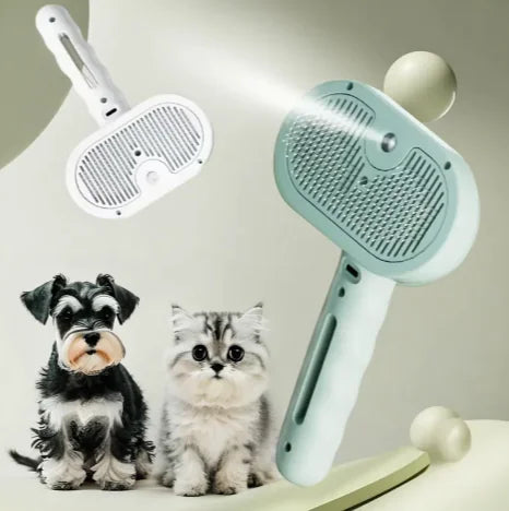ZYNOQO Mist Comb – Brush + Spray for Cats & Dogs