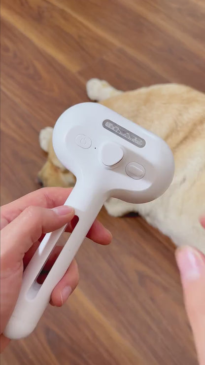 ZYNOQO Mist Comb – Brush + Spray for Cats & Dogs
